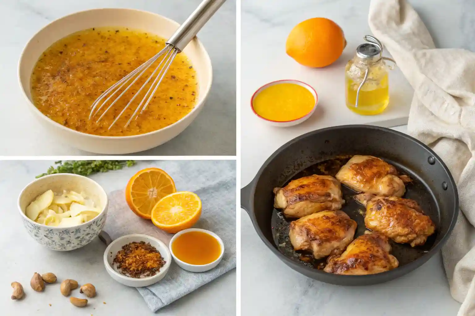 Orange Chicken Thighs Directions