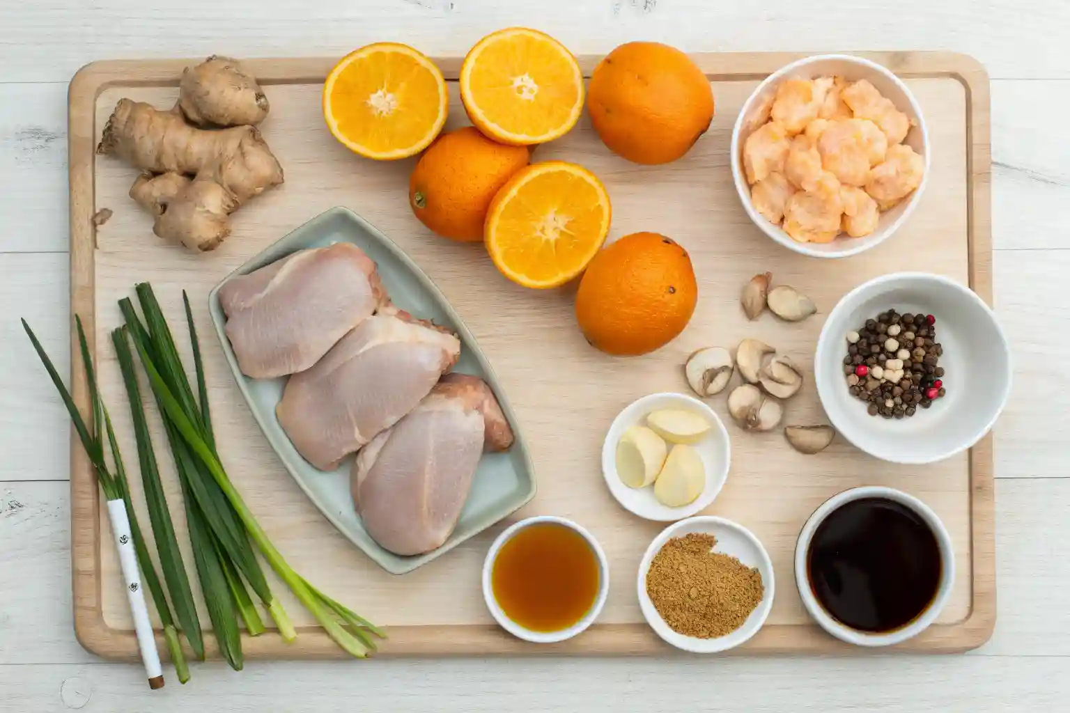 Orange Chicken Thighs Ingredients