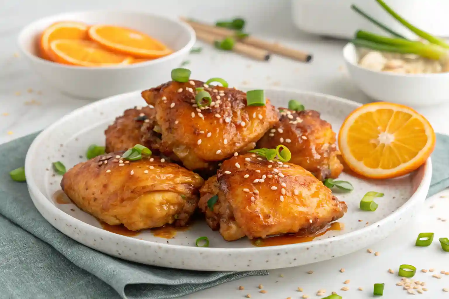 Orange Chicken Thighs
