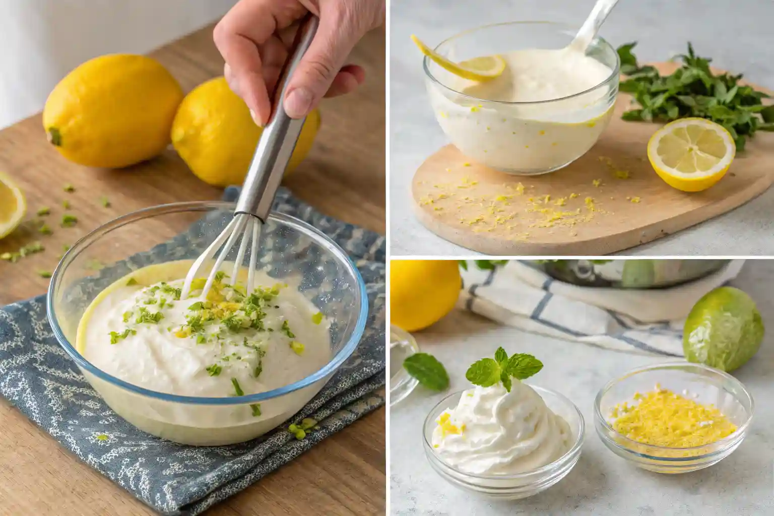 Lemon mousse Directions