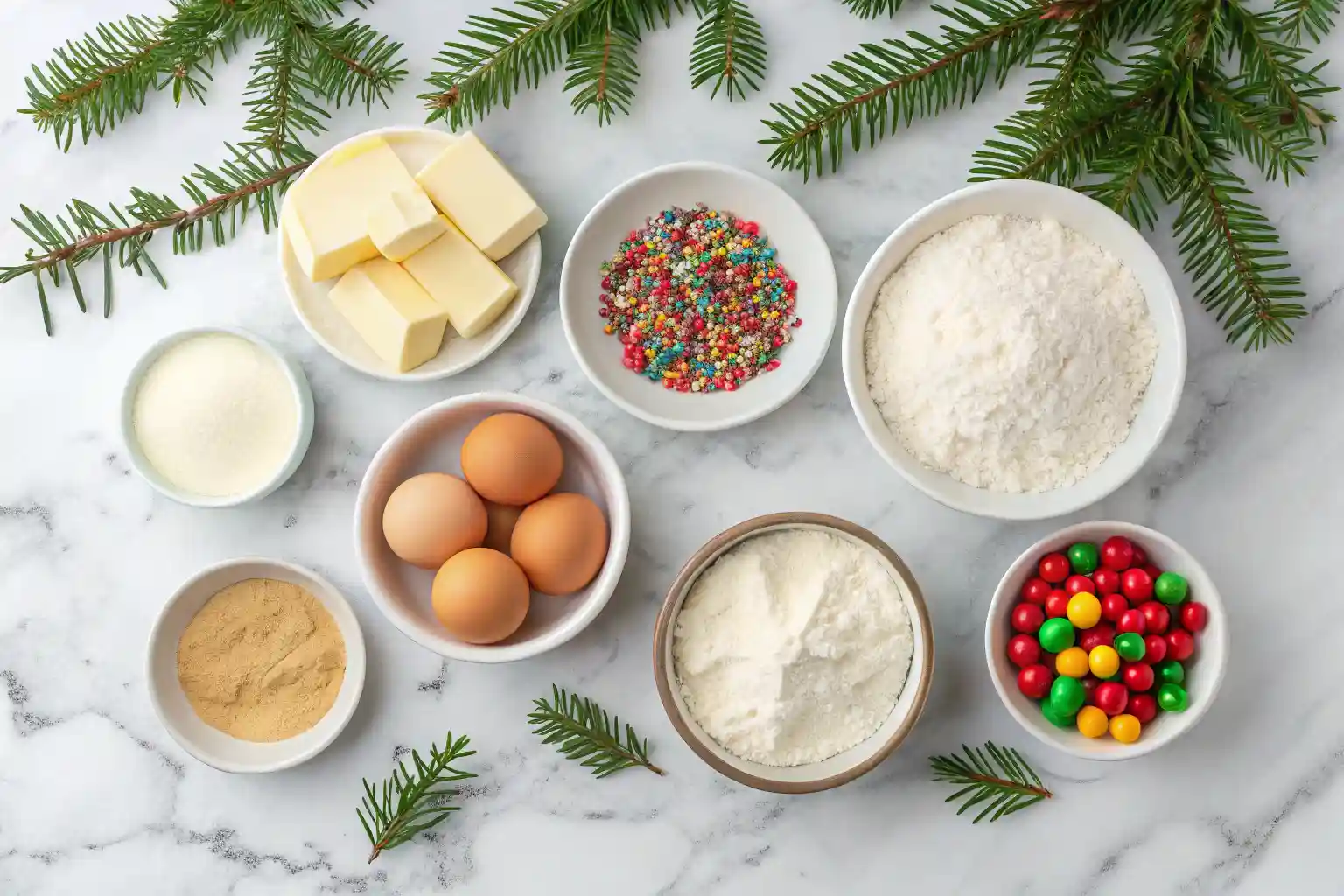 Christmas Butter Cookies Ingredients