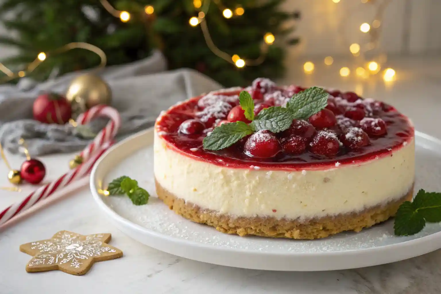 Christmas Cheesecake