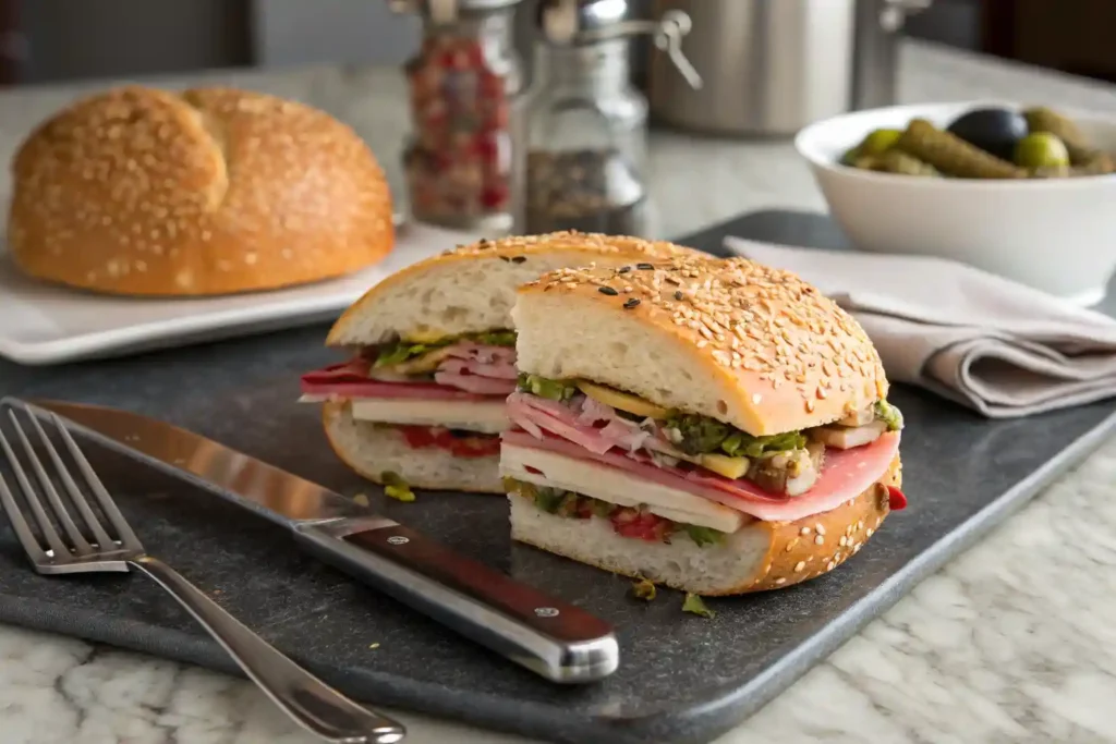 Italian Muffuletta Sandwich