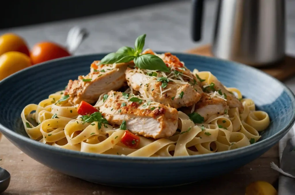 Garlic Parmesan Chicken Pasta