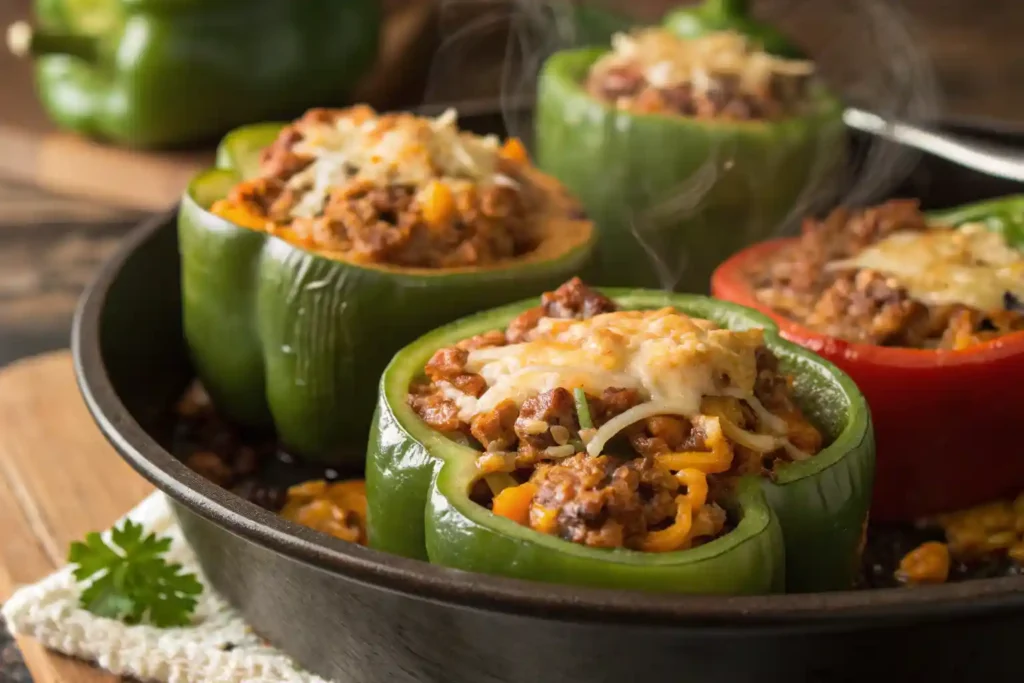 Old Fashioned Stuffed Bell Peppers Recipe